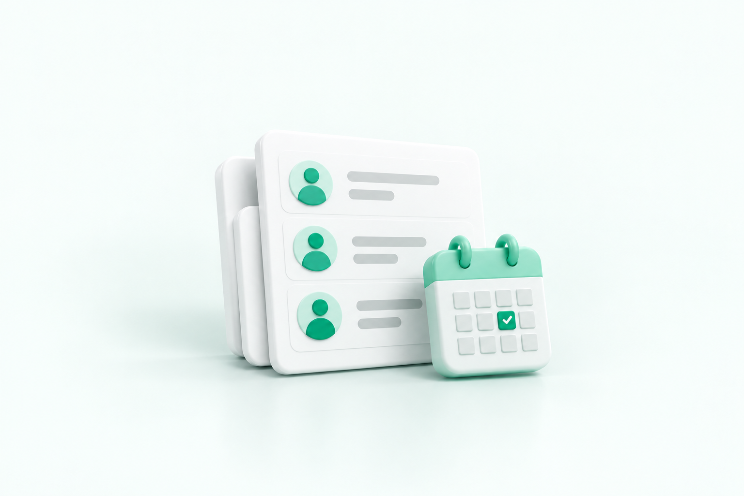 회원 관리 CRM 이용권 일러스트